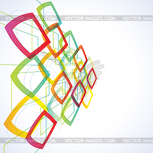 Abstract futuristic background - vector image
