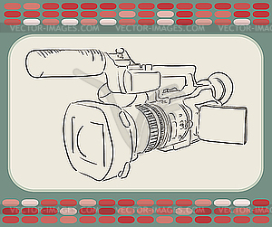 Camcorder - vector clipart