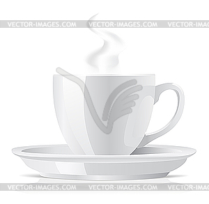 Чашка кофе - стоковый векторный клипарт