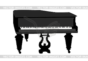 Grand piano - vector clipart