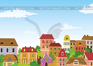 Urban scene - vector image