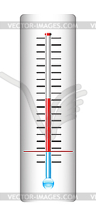 Термометр - графика в векторном формате