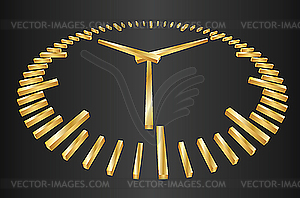 Время - золото - векторный дизайн