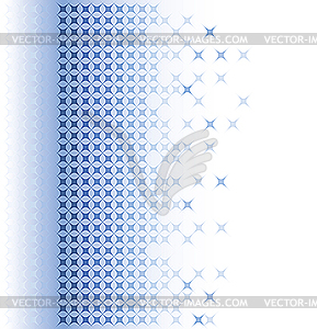 Abstract blue mosaic background - vector clipart