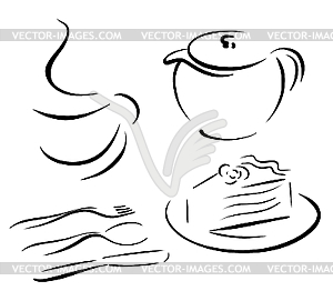 Breakfast - vector clip art