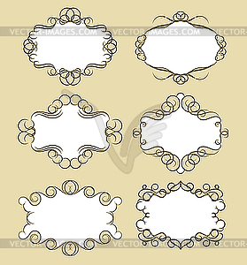 Frames - vector clip art