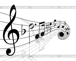 Musical notes - vector clipart