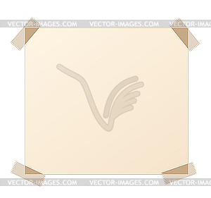 Paper scheet - vector clipart / vector image