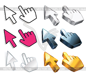 Cursors - vector image