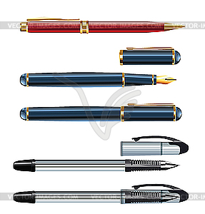 Pens - vector clipart