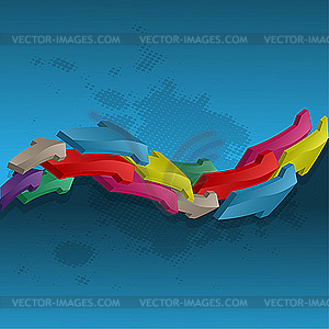 Abstract arrows - vector clip art