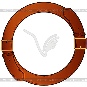 Round belt - vector image