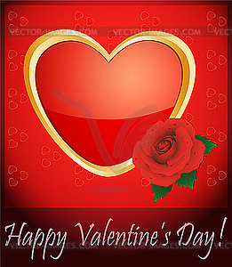 Valentine Card - vector EPS clipart