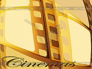 Cinema background - stock vector clipart