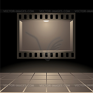 Cinema`s board - vector image