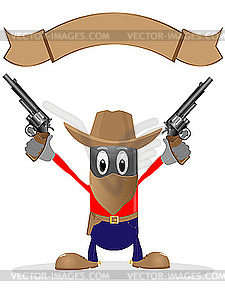 cowboy revolver clip art