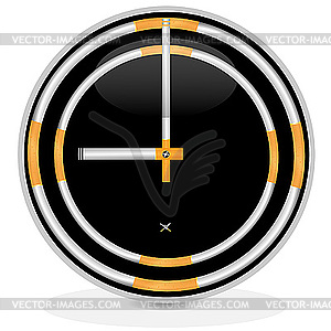 Clocks of cigarettes - vector clipart