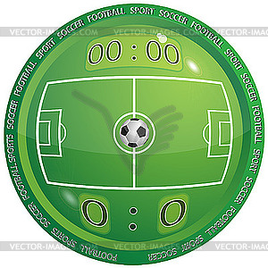 Soccer icon - vector clipart