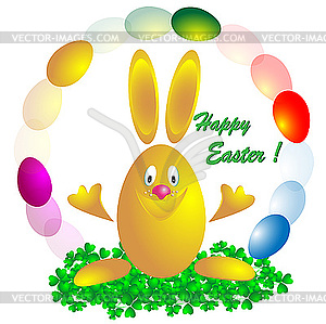 Happy Easter! - stock vector clipart
