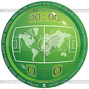 Soccer icon - vector clip art