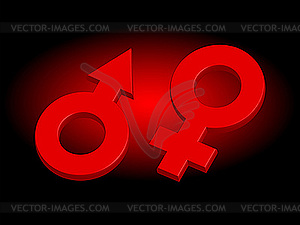 Red signs - stock vector clipart