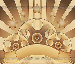 Reels film - vector image