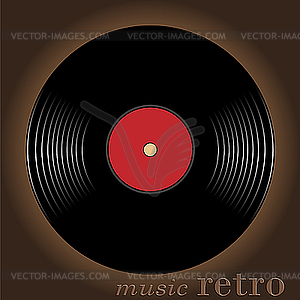 Retro music - vector image