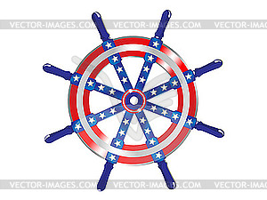 Steering wheel - vector image