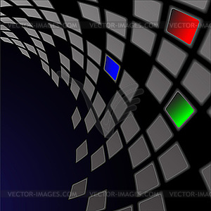 The bent Mosaic - vector image