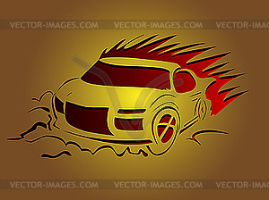 The car - vector clipart