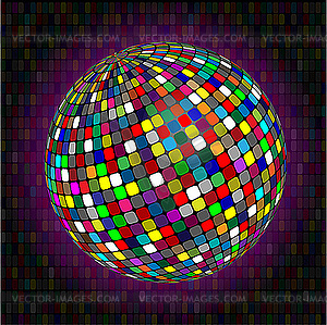 The color sphere - vector clip art