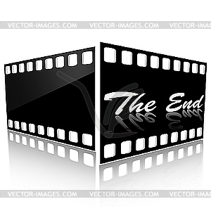 The end - vector clipart