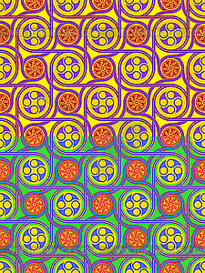 Background with celtic pattern - vector image