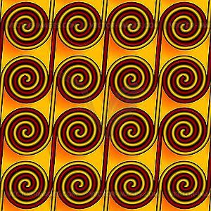 Abstract seamless swirl pattern - vector clipart