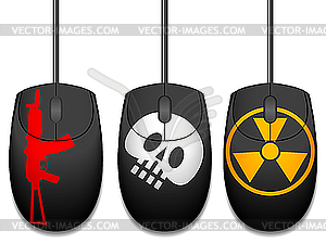 Computer mice - vector image