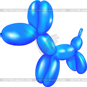 Игрушка собака из шаров - иллюстрация в векторе