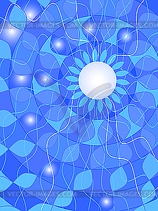 Abstract blue background - vector image