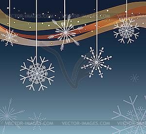 Winter background - vector clip art