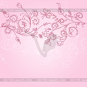 Floral ornament - vector image