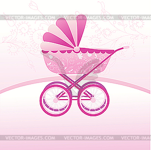 Baby carriage - vector image