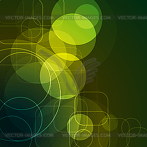 Абстрактный фон с кругами - изображение векторного клипарта