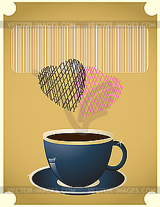 Чашка кофе - изображение в формате EPS