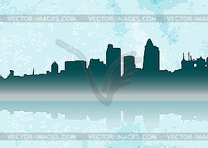 London architecture - vector image