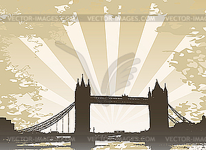 London Tower - color vector clipart