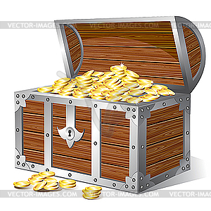 Treasure chest - vector image