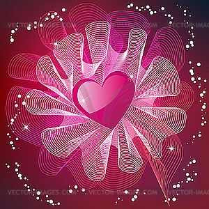 Valentine card - vector clipart