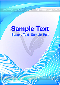 Abstract blue background - vector clip art