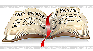 Old book - royalty-free vector clipart