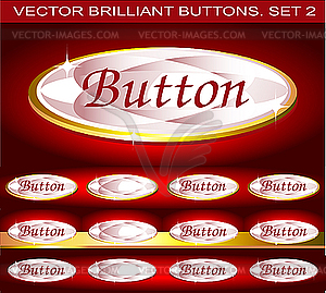 Brilliant buttons - vector clipart