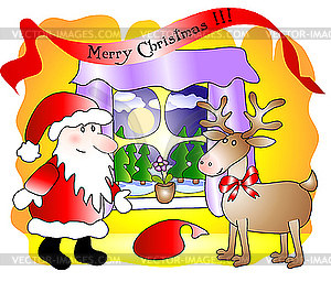 Christmas card - vector clipart